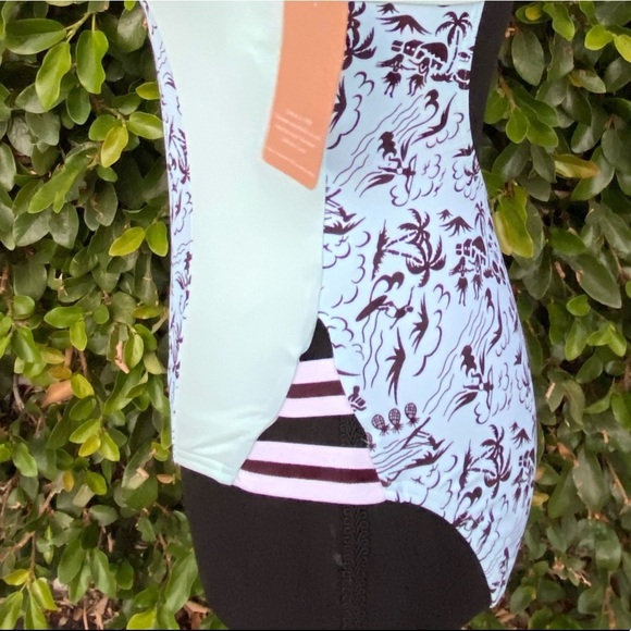 Hobie Girls Color Block One Piece Swimsuit - Picture 5 of 7